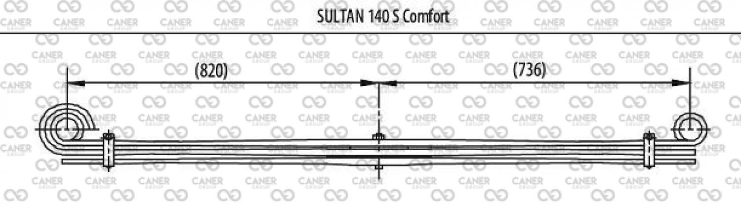 SULTAN 140 S COMFORT ÖN 2. KAT KAÇIK DELİK-;13E4003534AA-02; 
